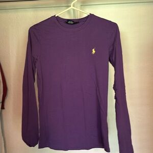 Ralph Lauren purple long sleeve